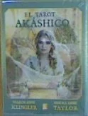 Baraja de tarot akáshico oráculo con cartas decoradas y símbolos espirituales para lecturas