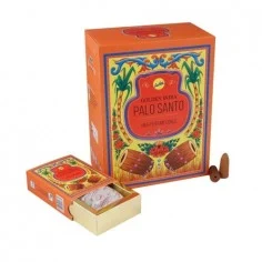 Conos de incienso Golden India Palo Santo humo invertido orgánico
