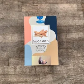 Conos de incienso Palo Santo Ullas reflujo humo invertido orgánico