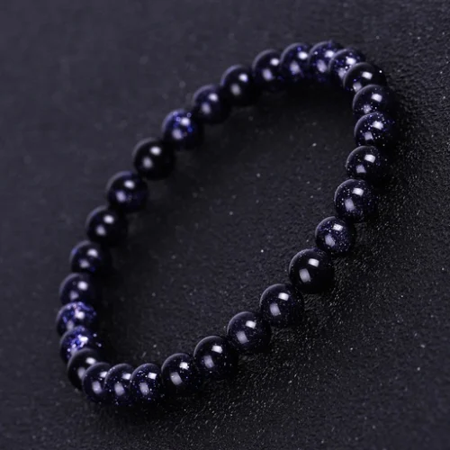 Pulsera de Aventurina Azul de 4mm