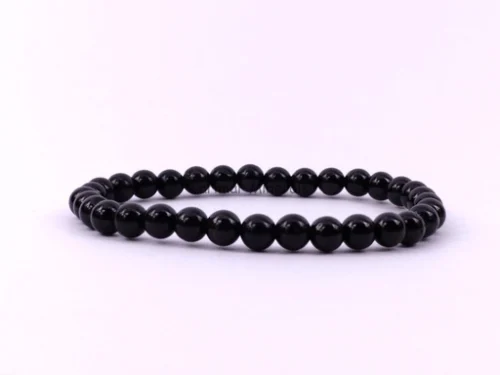 Pulsera turmalina 6 mm de piedras naturales para equilibrar chakras