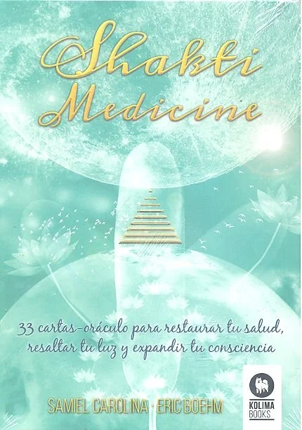 Oráculo Shakti Medicine cartas divinación energía espiritual cosmética orgánica