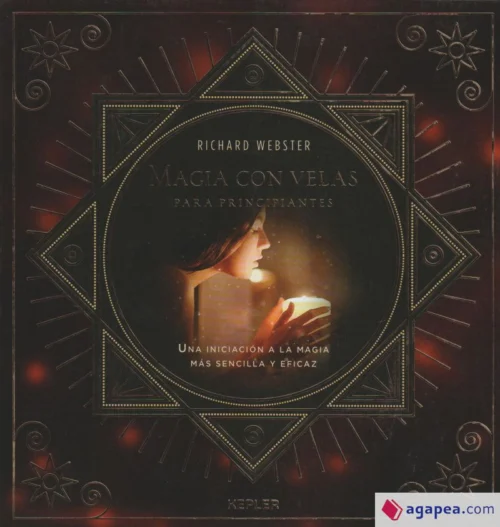 Magia con Velas para Principiantes: portada del libro guía de rituales y técnicas esenciales