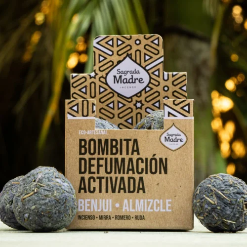 Bombitas de Incienso Sagrada Madre Benjuí y Almizcle 8 unidades orgánicas