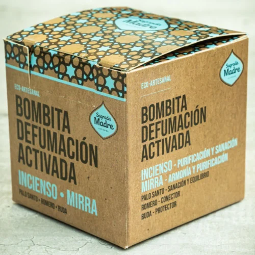 Bombitas de incienso sagrada madre con mirra y aromas naturales 8 unidades