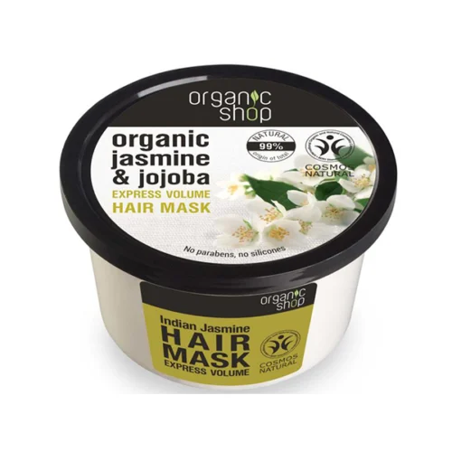 ORGANIC SHOP - Mascarilla capilar de Volumen Jojoba y Jazmin 250 ML