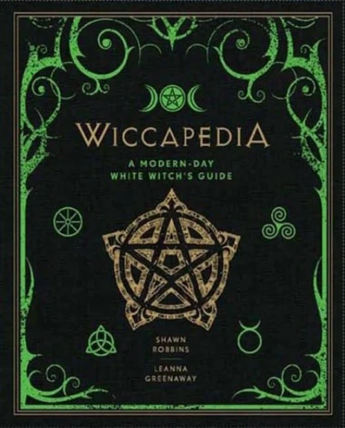 Portada del libro Wiccapedia guía completa sobre Wicca y brujería en inglés