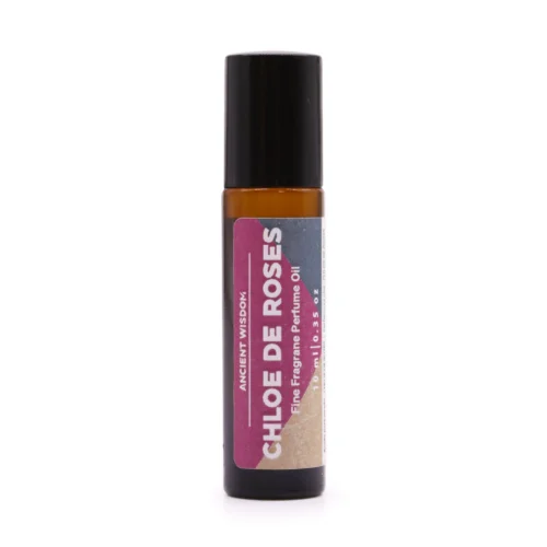 Rollon perfume Chloe de Roses 10ml frasco floral fresco cosmética orgánica
