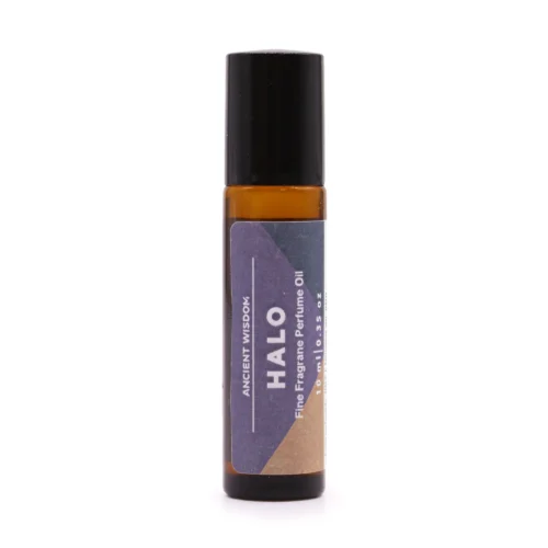 Roll on perfume Halo 10ml aceite fragancia jazmín vainilla sándalo orgánico