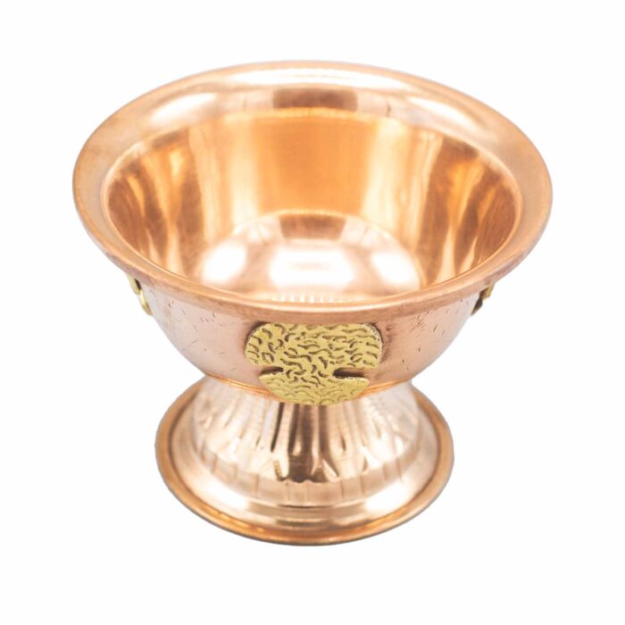 Cáliz Ritual de Cobre con Árbol de la Vida 12x9cm - Ideal para rituales y ceremonias - Imagen 2