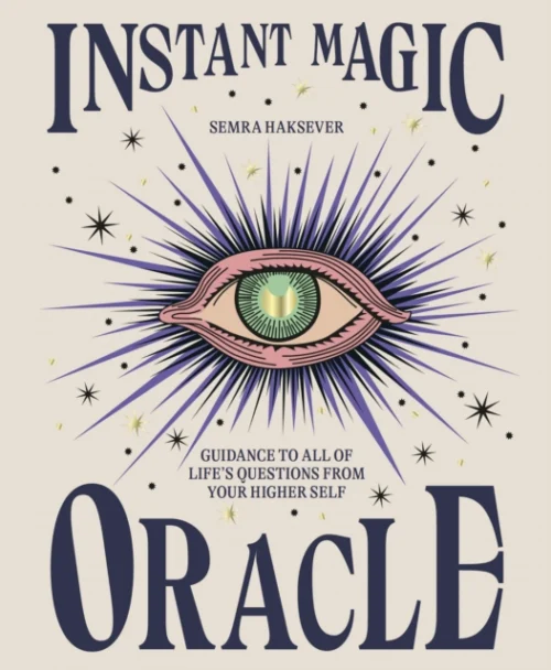Libro Instant Magic Oracle portada con diseño mágico para respuestas instantáneas