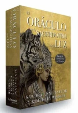 Mazo de cartas oráculo de la sacerdotisa de la luz para conectar intuición y sabiduría divina