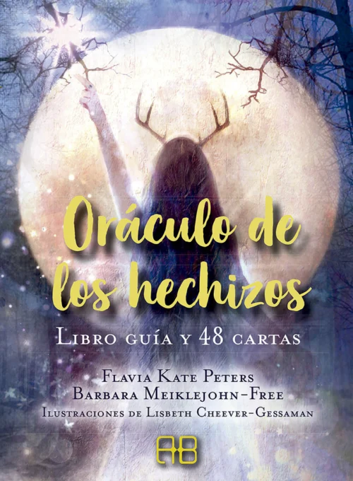Oráculo de los Hechizos libro mágico consejos conjuros tapa ilustrada colorida