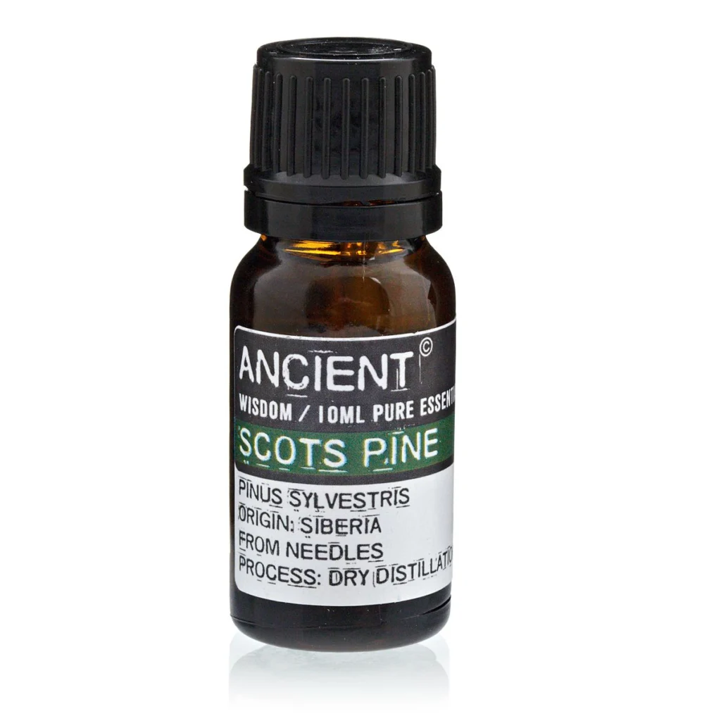 Aceite esencial de pino: purificacion natural 6 Frasco de aceite esencial pino silvestre Anscient Wisdom destilado en seco de Siberia para aromaterapia y bienestar natural