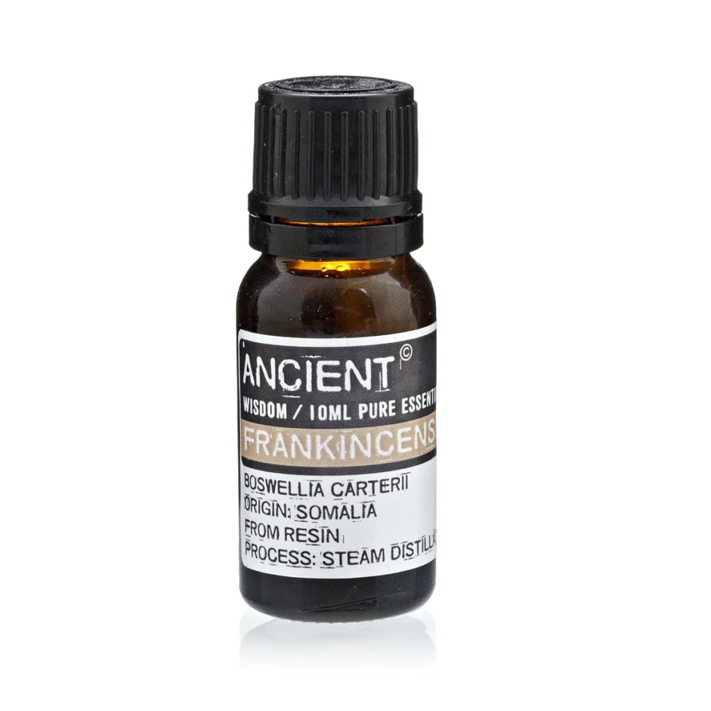 Aceite esencial incienso puro Anscient Wisdom, destilado al vapor de resina Boswellia carterii para aromaterapia y cuidado facial natural