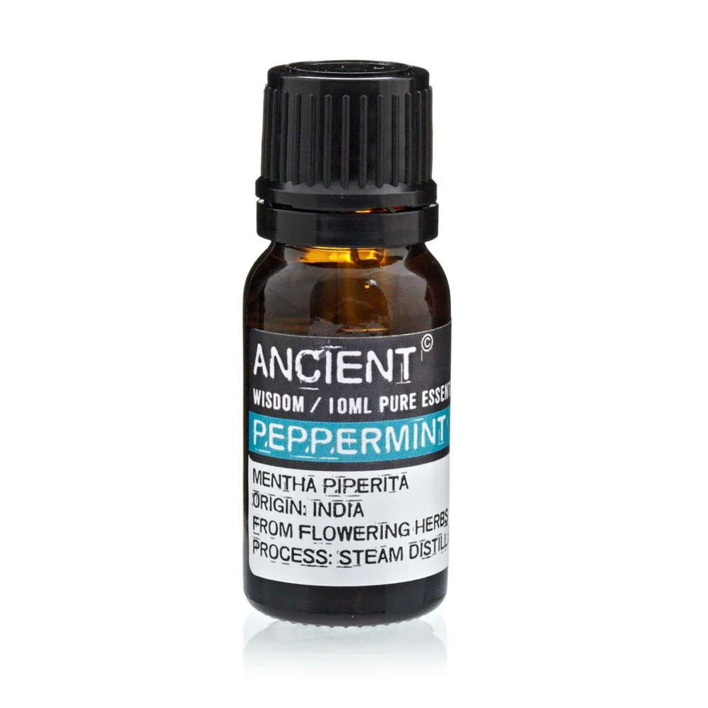 Aceite esencial menta piperita Anscient Wisdom, destilado al vapor, aroma refrescante