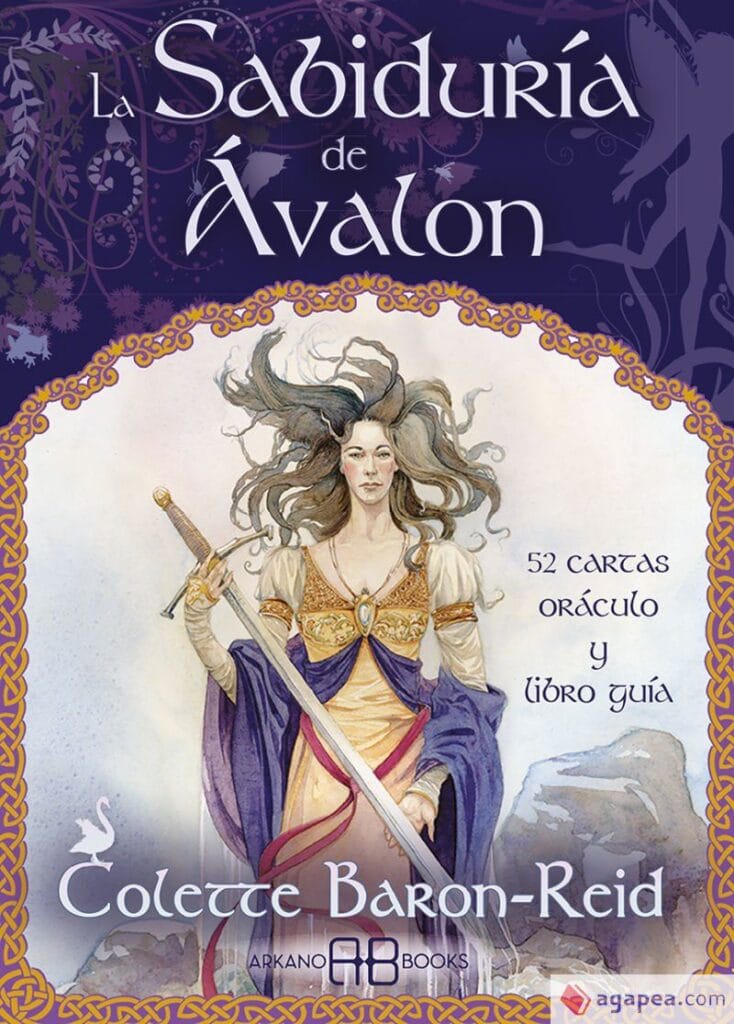 Oráculo la Sabiduría de Avalon baraja divinatoria para intuición y autoconocimiento espiritual