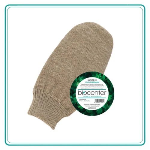 guante de lino hamam