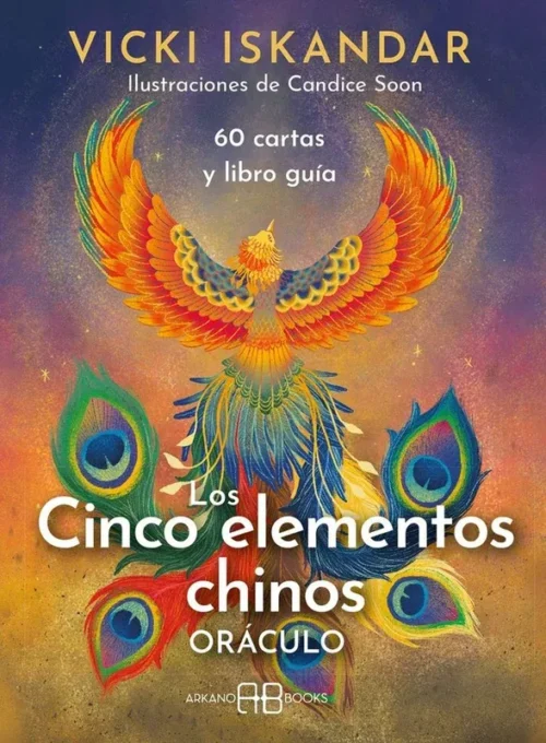 Oráculo cinco elementos chinos — cartas de sabiduría taoísta agua madera fuego tierra metal