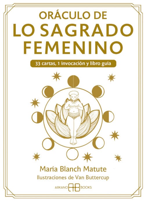 Oráculo sagrado femenino cartas 33 cartas y libro guía Diosa Ishtar