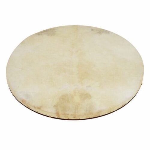 Tambor chamánico piel de cabra 92cm instrumento tradicional artesanal