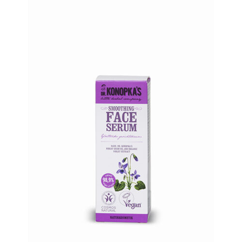 Sérum facial suavizante Dr. Konopka's 30ml con germen de trigo y extracto de violeta — cosmética natural