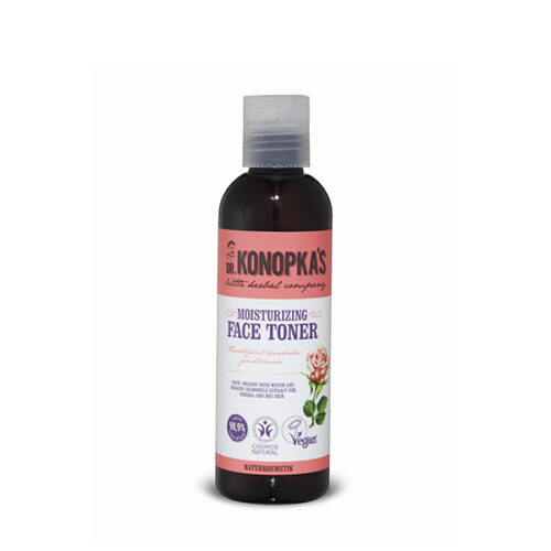 Tónico facial hidratante Dr. Konopka's 200ml con manzanilla orgánica y agua de rosa