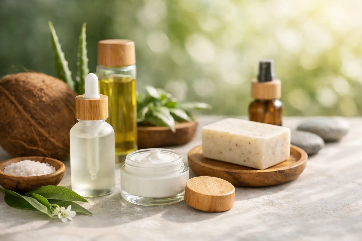 Cosmética ecológica para cuidar la piel