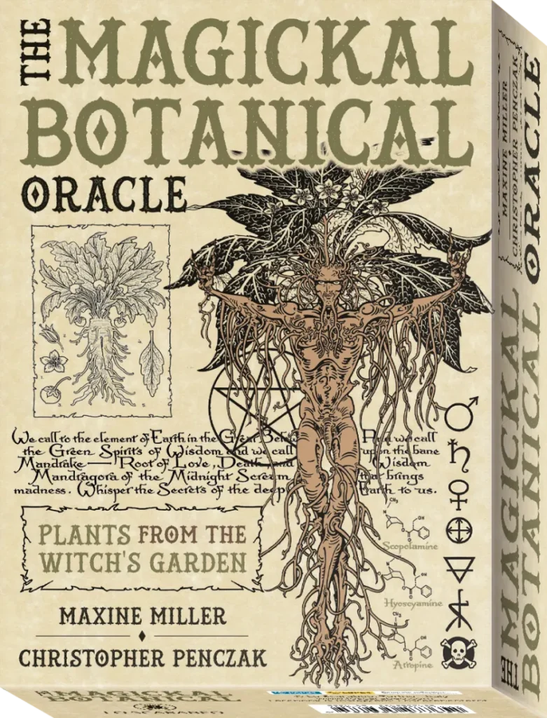 Oracle cartas botánicas mágicas Magickal Botanical Oracle mazo completo vista frontal