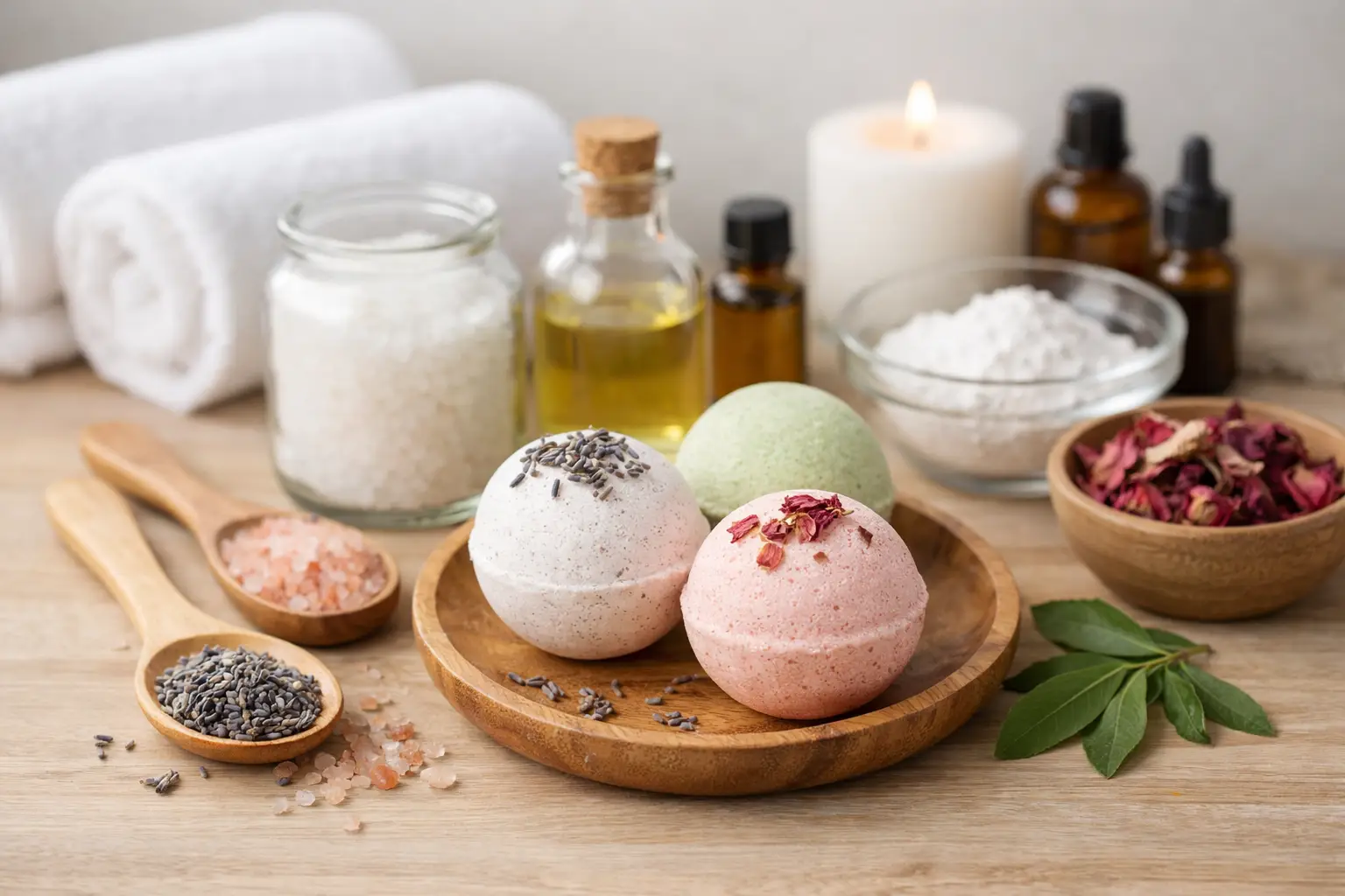 Cómo hacer bombas de baño naturales en casa