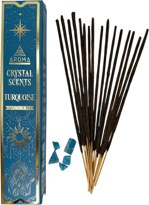 Incienso Aroma Crystal Turquesa