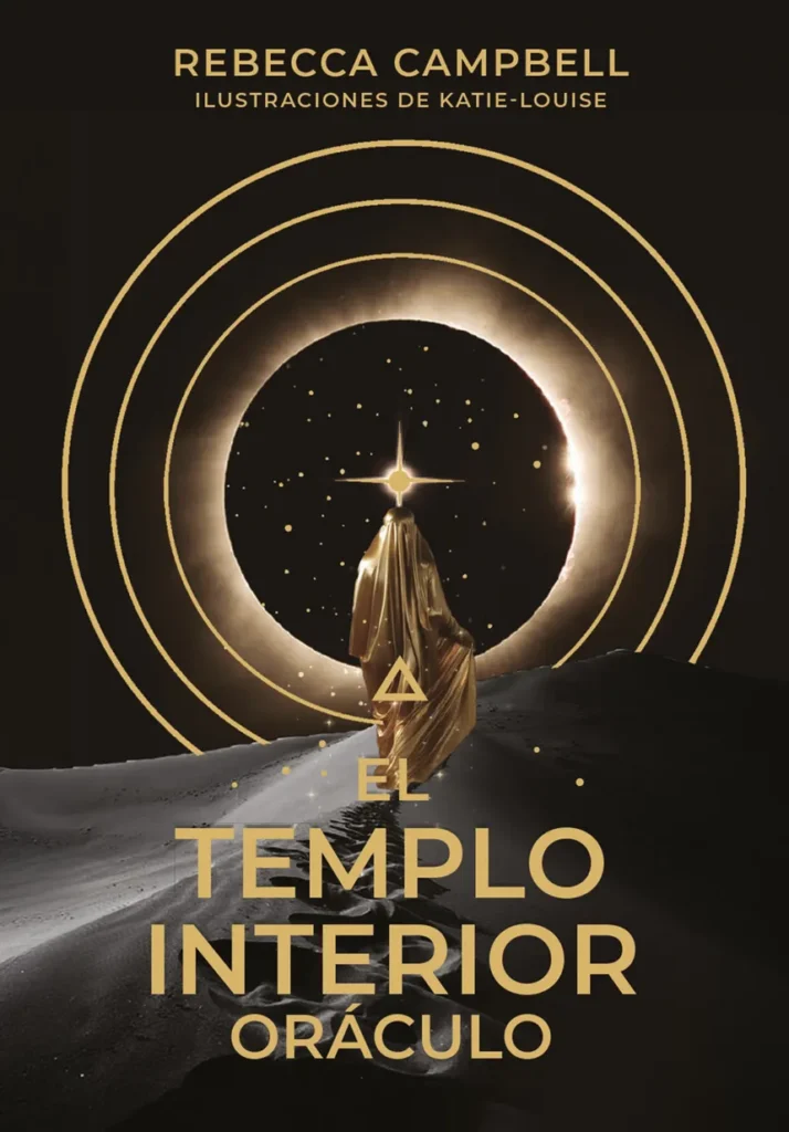 Oráculo El Templo Interior de Rebeca Campbell, baraja de 44 cartas para meditación y crecimiento personal