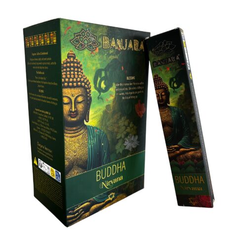Incienso Banjara Buddha Nirvana en varillas para purificar y meditar