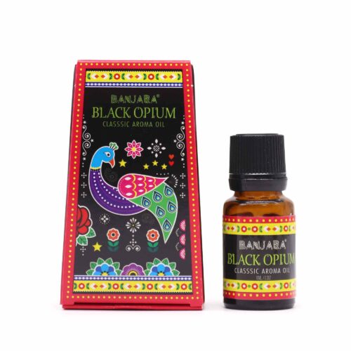 Aceite quemador Banjara Black Opium 10ml para aromadifusión