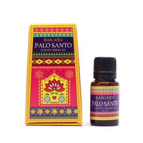 Frasco de 10 ml de aceite quemador palo santo Banjara para aromadifusión
