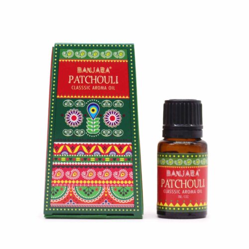 Aceite quemador patchouli Banjara 10 ml para aromadifusión