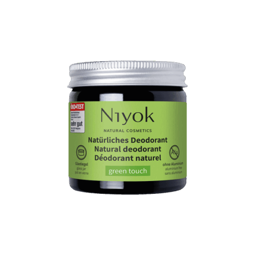 Desodorante natural Niyok Green Touch 40ml, fórmula vegana sin aluminio ni parabenos