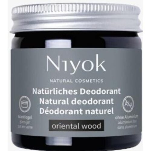 Desodorante natural Niyok Oriental Wood 40ml de aroma amaderado y sin aluminio