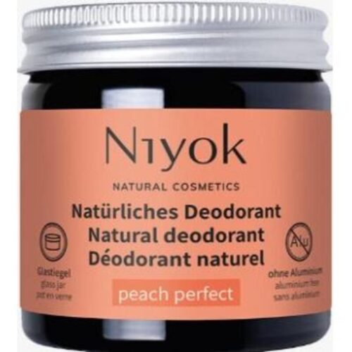 Desodorante natural Niyok Peach Perfect 40ml con aroma a melocotón