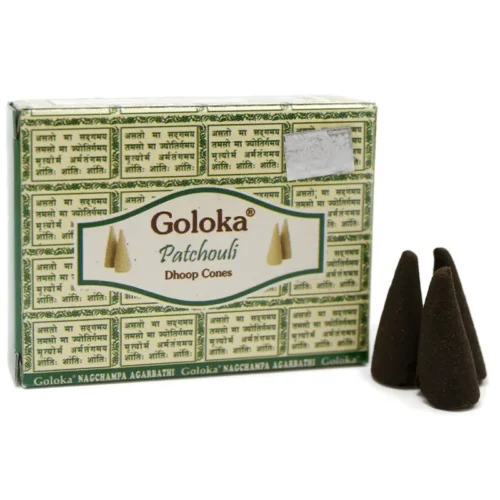 Conos de incienso Goloka Patchouli