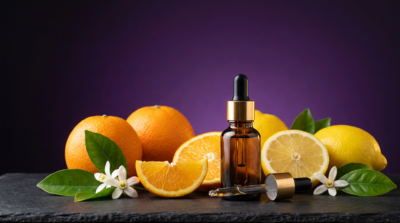 Aceite esencial de naranja y limon: energia y bienestar