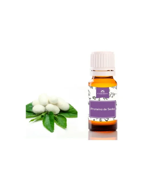 Frasco de proteina de seda Camassia 10ml, materia prima cosmetica para formular