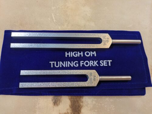 Set de diapasones High Om para meditación y armonización