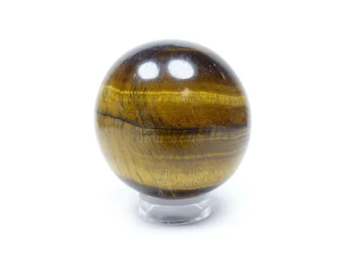 Esfera de ojo de tigre 5cm, mineral natural con bandas doradas y marrones