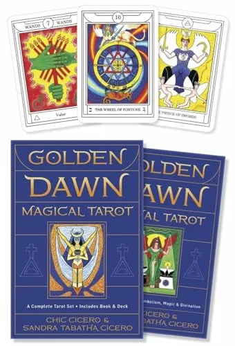 Golden Dawn Magical Tarot, baraja de tarot ceremonial en su presentación