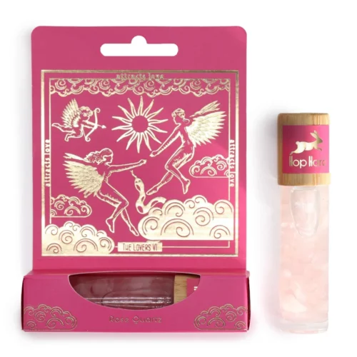 Roll-on Los Amantes Hop Hare con cuarzo rosa y aceites esenciales