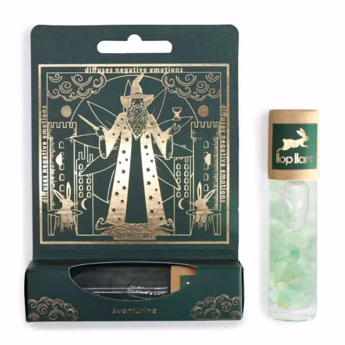Roll on El Mago de Hop Hare con aventurina verde