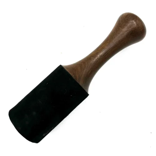 Mazo para cuenco tibetano de 22cm ancho en madera natural