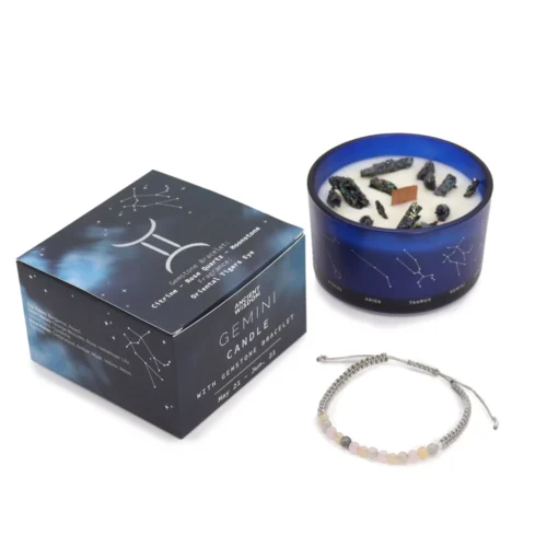 Notas de aroma florales y cítricas de la vela zodiaco Géminis